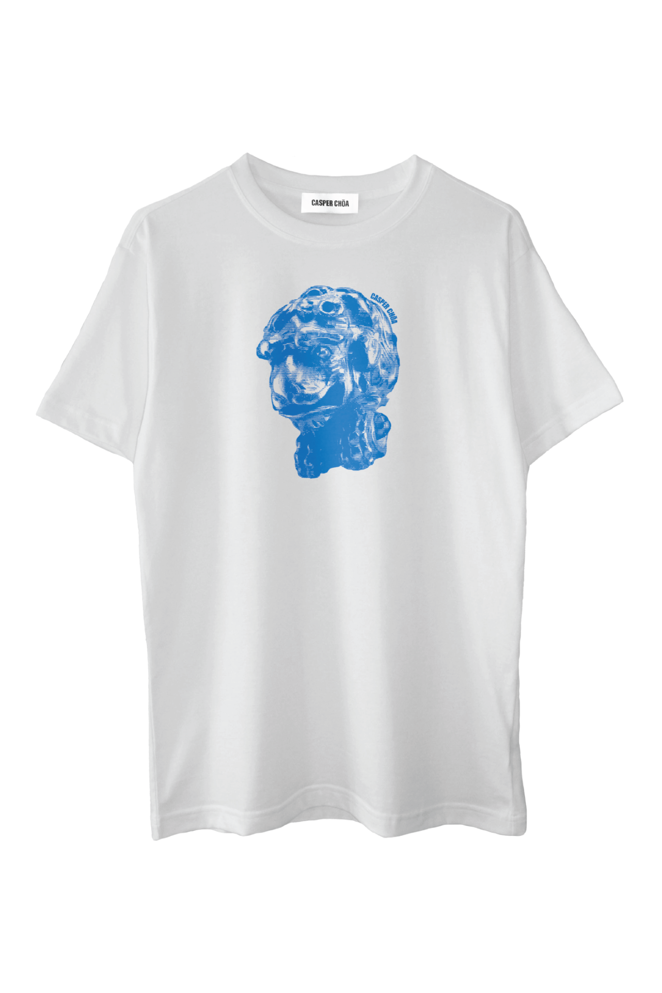 Supima Cotton Jersey T-Shirt With Beast Graphic in White